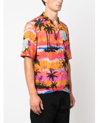 Palm Angels Palm Tree Print Shirt