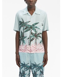 Palm Angels Palms Row Button Up Bowling Shirt