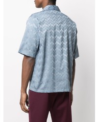 Needles Patterned Jacquard Cotton Shirt