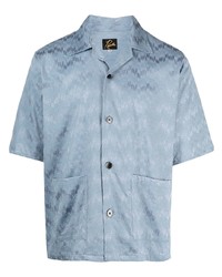 Needles Patterned Jacquard Cotton Shirt