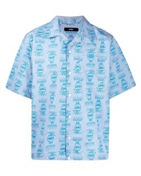 Diesel Pineapple Print Short Sleeve Shirt