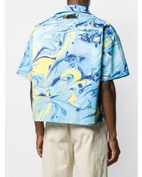 Domenico Formichetti Rorshach Marbled Paint Shirt