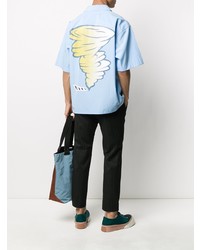 Marni Storm Print Pocket Shirt
