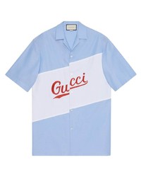 Gucci Stripe Bowling Shirt