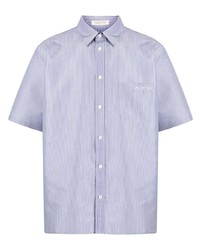 Valentino Stripe Print Short Sleeved Shirt