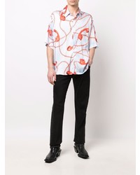 Martine Rose Telephone Print Short Sleeve Shirt