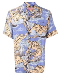 Maharishi Tiger Print Short Sleeve Shirt