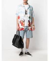 COOL T.M Tropical Print Hawaiian Shirt