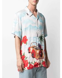 COOL T.M Tropical Print Hawaiian Shirt