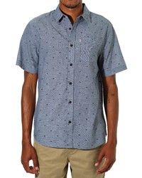 Katin Twine Dobby Fil Coupe Short Sleeve Button Up Shirt