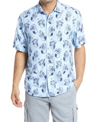 Tommy Bahama Veracruz Cay Colada Short Sleeve Button Up Shirt