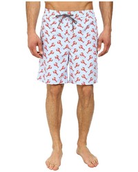 Thomas Dean Co Lobster Print Easy Fit Swim Shorts