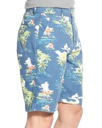 Vintage 1946 Tropical Print Shorts