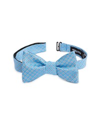 Nordstrom Milano Neat Silk Bow Tie In Light Blue At