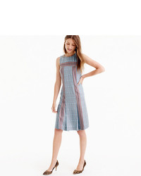 J.Crew Sleeveless Silk Twill Dress In Foulard Print