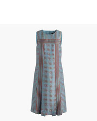J.Crew Sleeveless Silk Twill Dress In Foulard Print