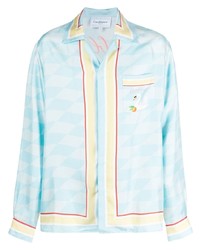 Casablanca Damiers Et Cygne Bleu Shirt