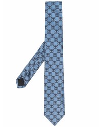 Moschino Monogram Pattern Silk Tie