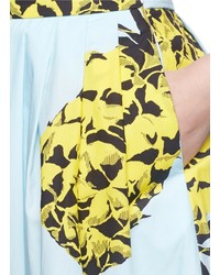 MSGM Pineapple Print Flare Skirt