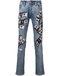 Philipp Plein Dollar Bill Skinny Jeans