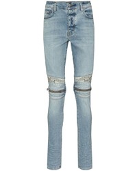 Amiri Mx2 Bandana Detail Skinny Jeans