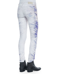 IRO Nedira Splash Print Skinny Jeans