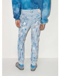 purple brand Paint Splatter Skinny Jeans