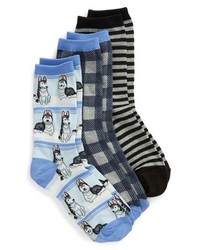 Hot Sox 3 Pack Husky Socks