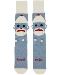 Doublet Blue Knit Sock Socks
