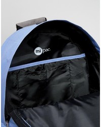 Mi-pac Classic Backpack In Cornflower Blue With Contrast Gray