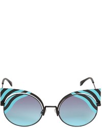 Fendi Removable Cat Eye Printed Sunglasses