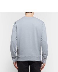 A.P.C. Printed Stonewashed Loopback Cotton Jersey Sweatshirt