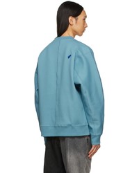 Ader Error Blue Admore Sweatshirt