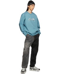 Ader Error Blue Admore Sweatshirt
