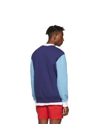 Aimé Leon Dore Blue Colorblock Sports Sweatshirt