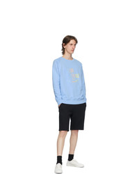 MAISON KITSUNÉ Blue Palais Royal Sweatshirt