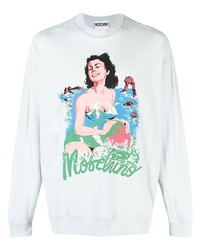 Moschino Graphic Print Cotton Sweatshirt