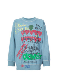 Vivienne Westwood Anglomania Graphic Writing Sweater