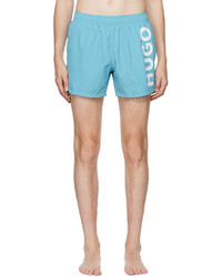 Hugo Blue Logo Swim Shorts