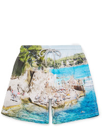 Vilebrequin Moorea Mid Length Slim Fit Printed Swim Shorts