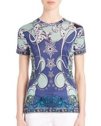 Versace Collection Printed Jersey Tee