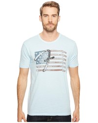 Lucky Brand Fender Flag Graphic Tee T Shirt