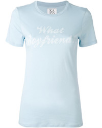Zoe Karssen What Boyfriend Print T Shirt
