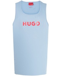 Hugo Logo Print Sleeveless Tank Top