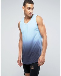Religion Longline Tank With Color Fade