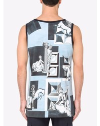Dolce & Gabbana Printed Sleeveless T Shirt