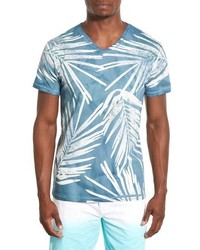 Sol Angeles Ghost Palm Graphic V Neck T Shirt