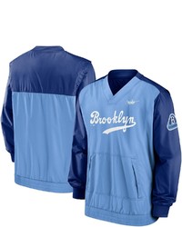 Nike Royallight Blue Los Angeles Dodgers Cooperstown Collection V Neck Pullover Top At Nordstrom