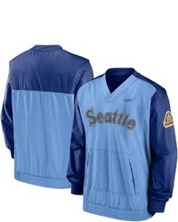 Nike Royallight Blue Seattle Mariners Cooperstown Collection V Neck Pullover Top At Nordstrom
