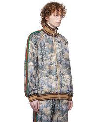 Gucci Multicolor The North Face Edition Technical Zip Up Sweater